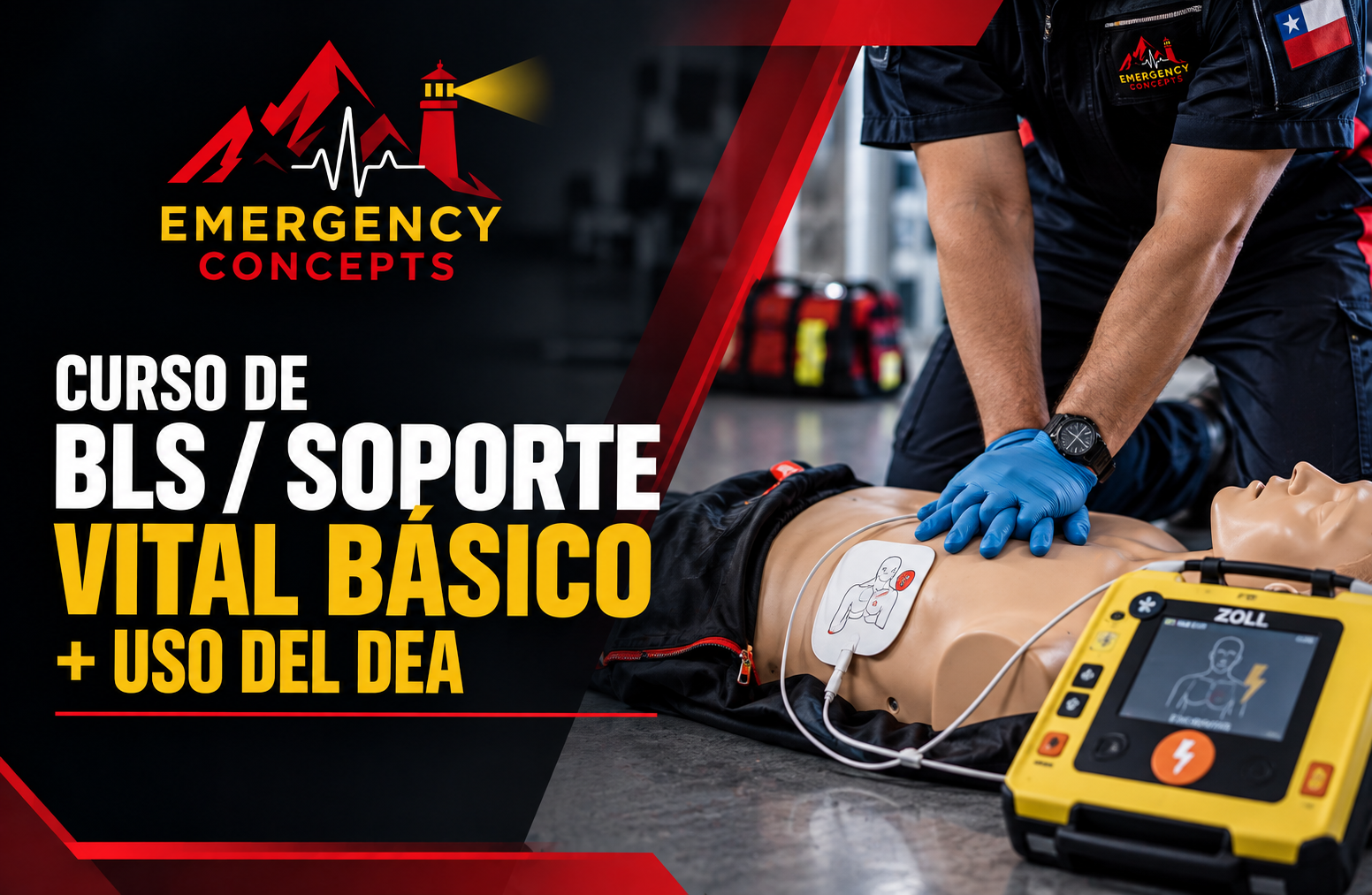 BLS/SVB Soporte Vital Básico + • Uso de DEA